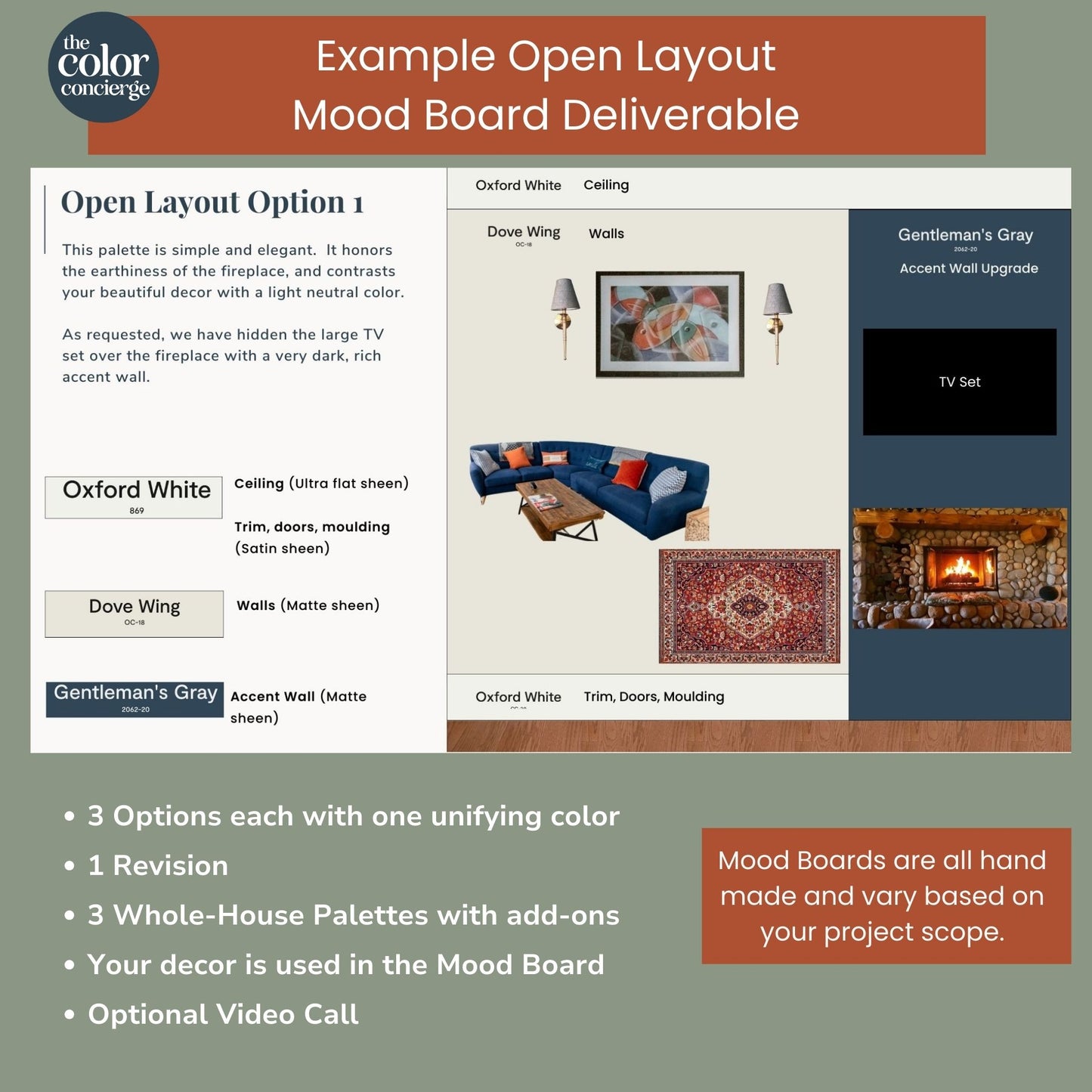 Open Layout or Whole House, One Color