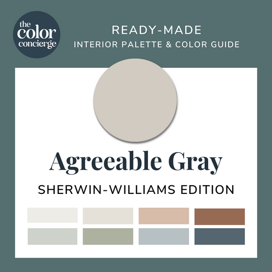 Sherwin-Williams Agreeable Gray color palette cover