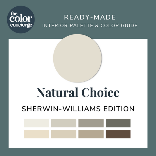 Sherwin-Williams Natural Choice color palette guide
