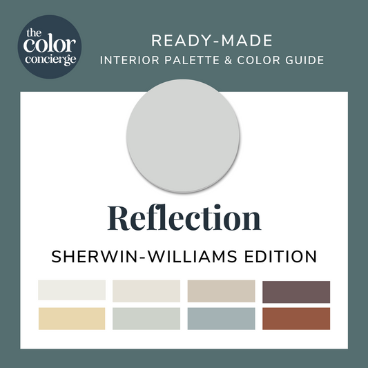 Sherwin-Williams Reflection color palette guide