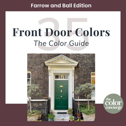 Farrow and Ball Front door paint colors guide